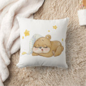 Coussin Ourson Endormi – Douceur & Rêves Étoilés (Couverture)