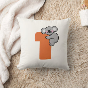 Coussin Ourson Koala Mignon Un An Douce Première Année
