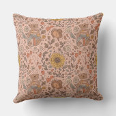 Coussin Ourson Mignon - Douce Forêt de Bois en Pastel (7) (Verso)