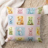 Coussin Ourson mignon multiple Collage et jouets sans cout (Couverture)