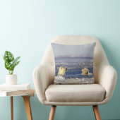 Coussin Oursons polaires jouant (Chaise)