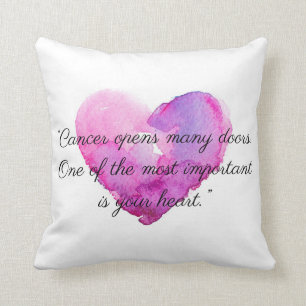 coussin ouvert pour le cancer du coeur