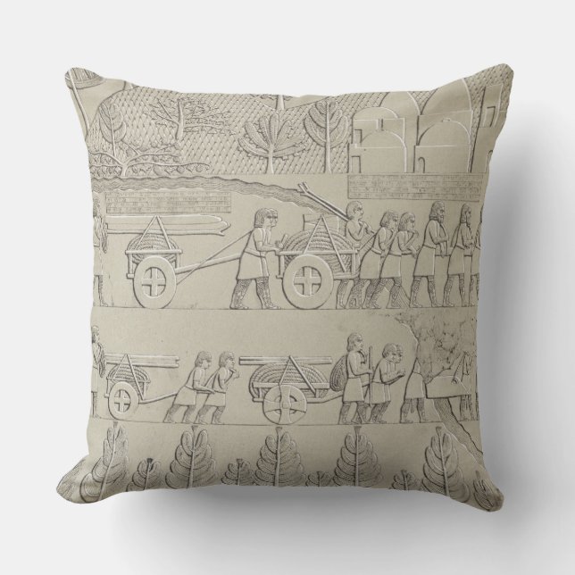 Coussin Ouvriers avec des instruments et cordes pour (Recto)