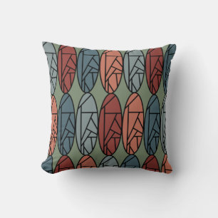 Coussin Ovales Abstraits