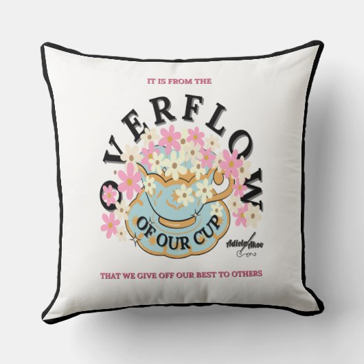 Coussin OVERFLOW conçu par Adiela Akoo (Verso)