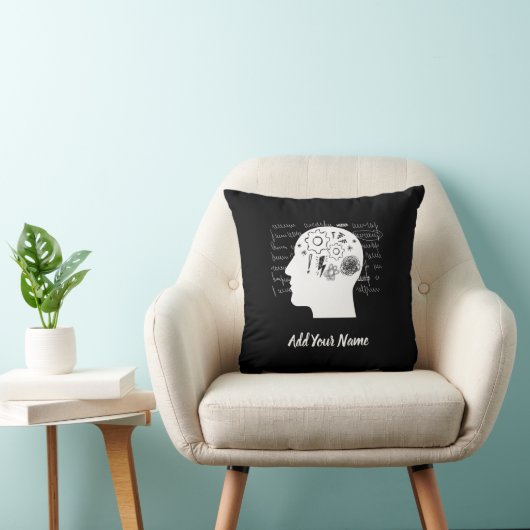 Coussin Overthinker Throw Pillow (Chaise)