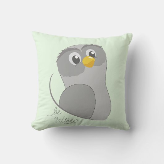 Coussin Owl-Be Wise (Recto)