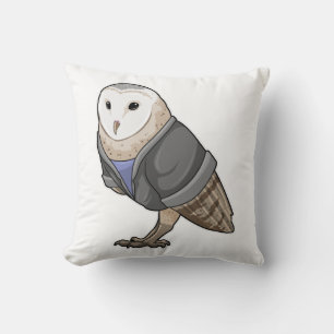 Coussin Owl comme secrétaire