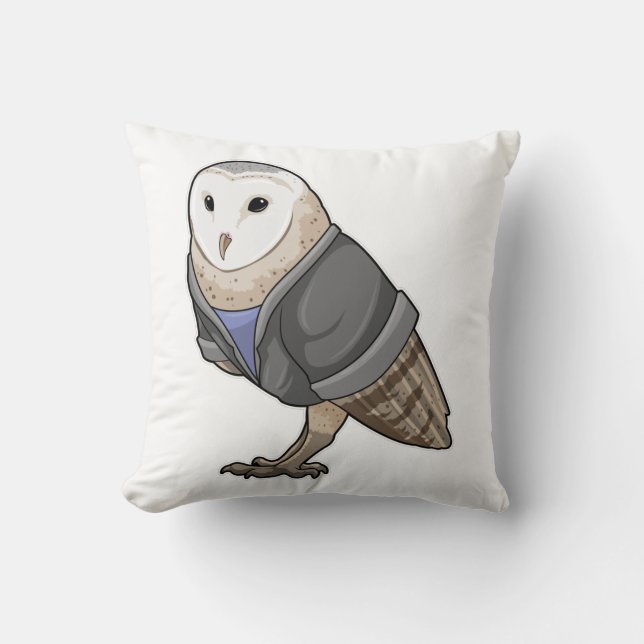 Coussin Owl comme secrétaire (Recto)