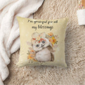 Coussin owl Thanksgiving Decor Fall Farmhouse (Couverture)