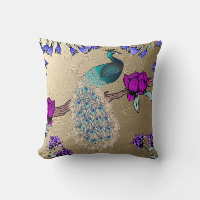 Coussin Pacock (Recto)