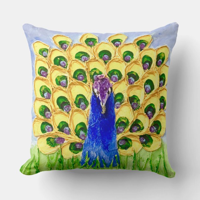 Coussin Pacock (Recto)
