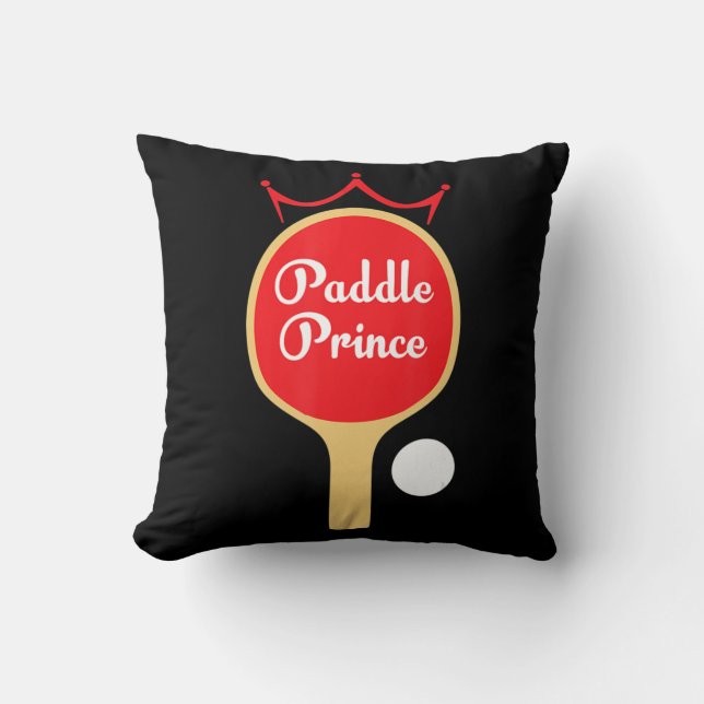 Coussin Paddle Prince Ping Pong Amusant Table Tennis Gif (Recto)