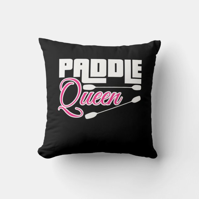 Coussin Paddle Queen Girl Kayak (Recto)