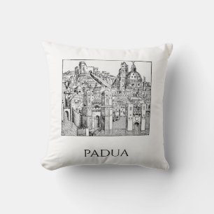 Coussin Padua Médiéval Minimaliste Ciel en Ligne Art