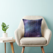 Coussin Paillette de Sirène Bleue - Motif Trident - (Chaise)