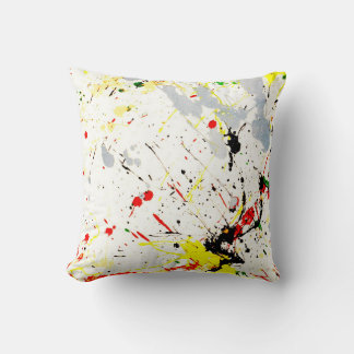 Coussin Paint Splatter