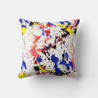 Coussin Paint Splatter