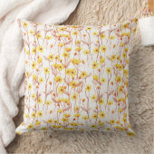 Coussin Painted Yellow Daisies (Couverture)
