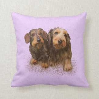 Coussin "Pair O’Doxical Puppies"