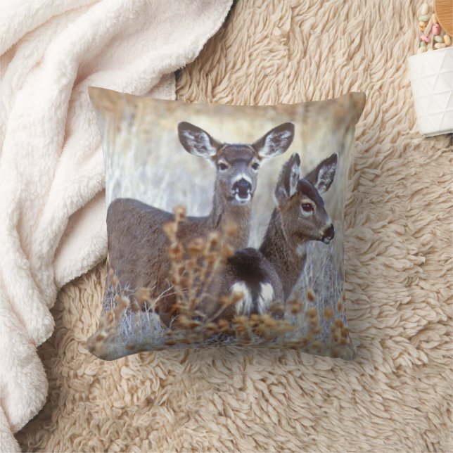 Coussin Paire de cerfs de Mule sauvage | Californie (Couverture)