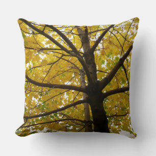Coussin Paire d'érables jaunes Automne Nature