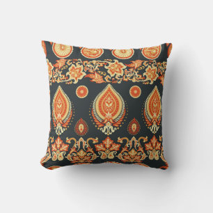 Coussin Paisley Floral : Oriental Ethnic Seamless