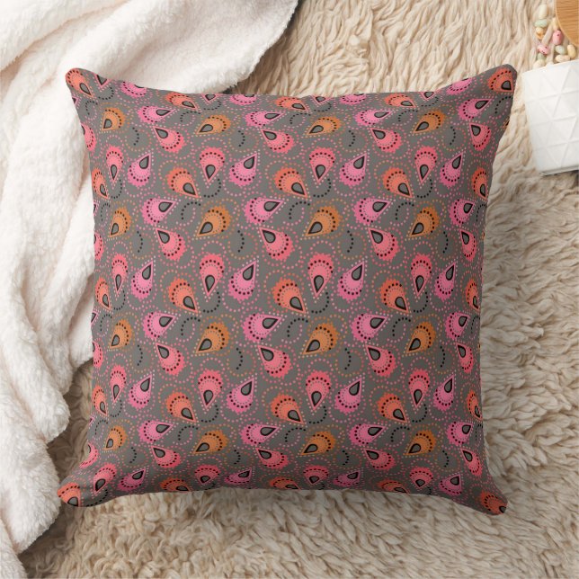 Coussin Paisley motif. (Couverture)