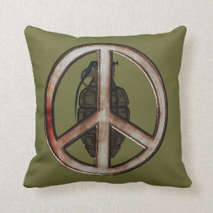Coussin Paix et guerre