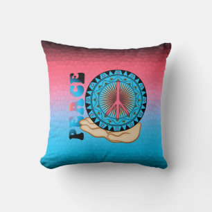 Coussin Paix ~ Soleil