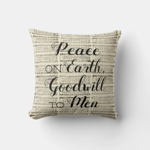 Coussin Paix sur Terre