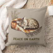 Coussin Paix sur Terre Couverture Kitten Dormir (Couverture)