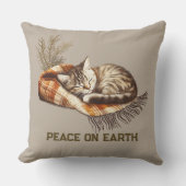 Coussin Paix sur Terre Couverture Kitten Dormir (Recto)
