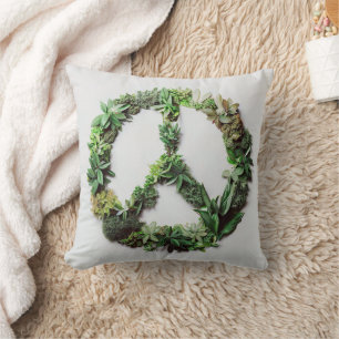 Coussin Paix verte
