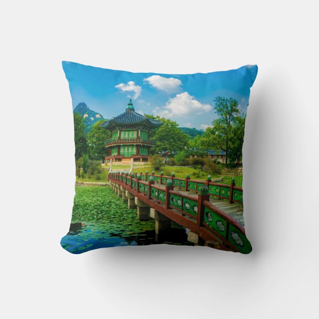Coussin Palais Gyeongbokgung, Corée du Sud, (Recto)