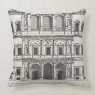 Coussin Palazzo Farnese, des "Di Roma de Palazzi", partie