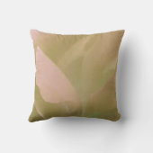 Coussin Pale pétales Abstraits (Verso)
