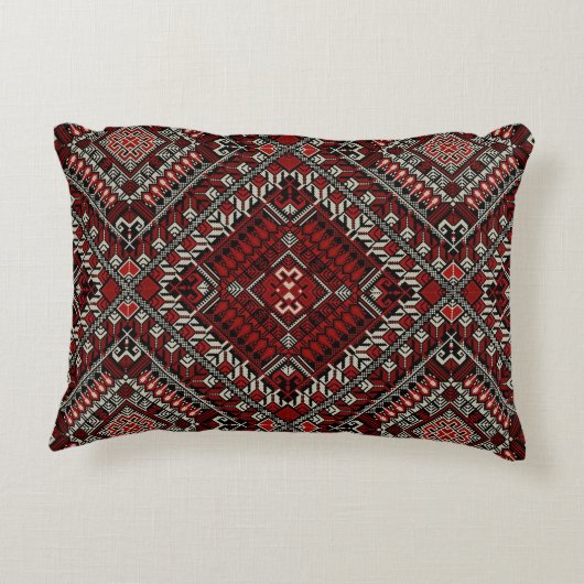 Coussin palestinien de Boho - Tatreez de Bohême (Dos)