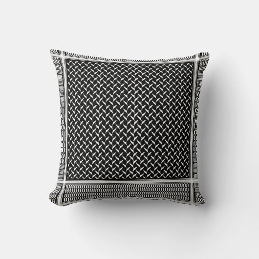 Coussin Palestinien Keffiyeh (Recto)