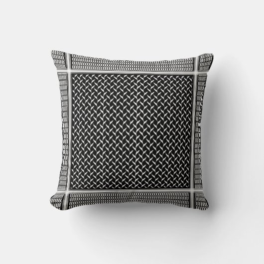 Coussin Palestinien Keffiyeh (Recto)