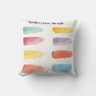 Coussin Palette aquarelle