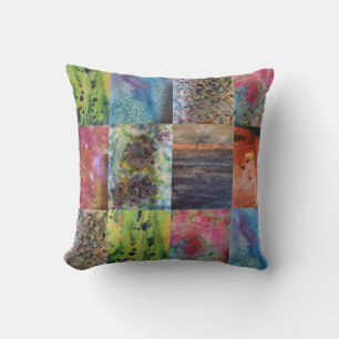 Coussin Palette de la nature - Art marin dynamique