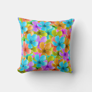 Coussin Palette de la nature : Blossom Blooms Tricolores