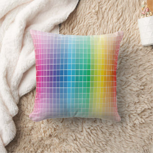 Coussin Palette Ombre de la palette de couleurs graphique