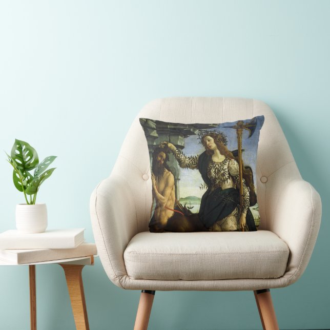 Coussin Pallas (Minerve) et le Centaure de Sandro Botticel (Chaise)
