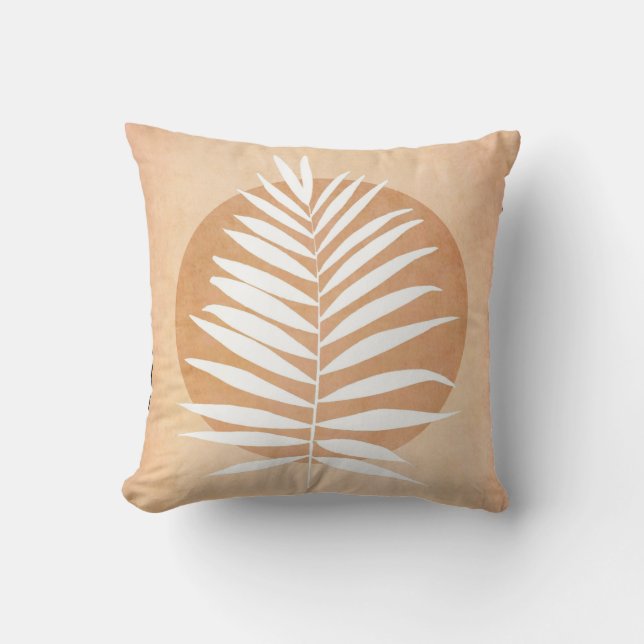 Coussin Palm Frond blanc (Recto)