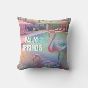 Coussin "Palm Springs Pool - Palm Tree Vibes"