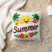 Coussin Palm Trees and Sunshine Cushion (Couverture)