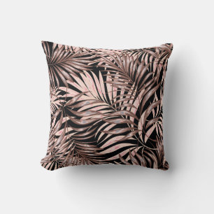 Coussin Palme tropicale : Modèle Floral Jungle.