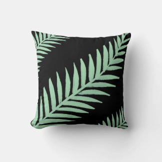 Coussin Palme verte à la menthe